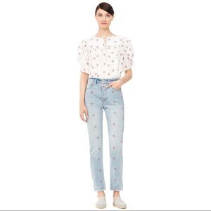 NWT LA VIE Rebecca Taylor Harriet Spring Embroidered Beatrice Jean